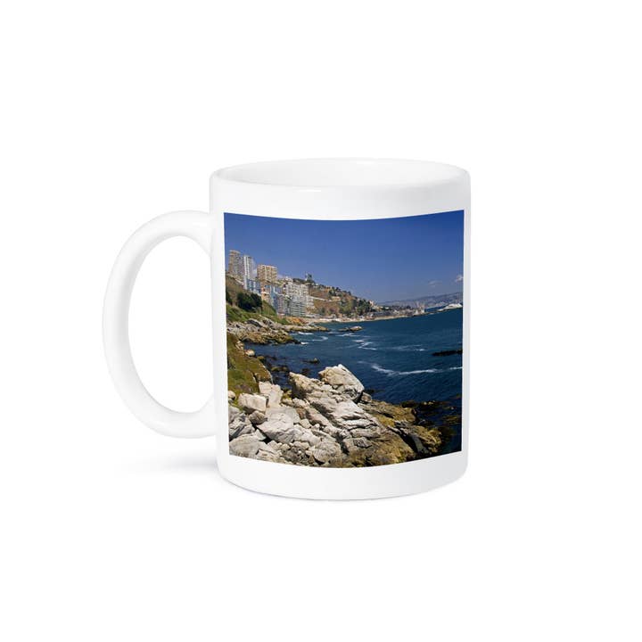 3dRose - Wholesale Coffee Mug - 3dRose, Condos on coastline of Renaca, Chile - SA05 DFR0010 - David R. Frazier, Mug8
