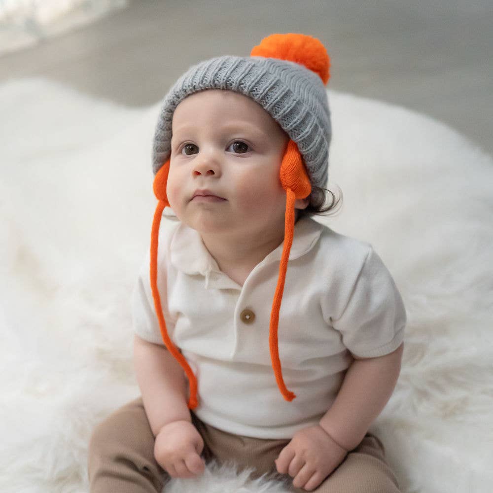 Ziggle Baby - Wholesale Winter Accessory Set - Kids - Fox Wooly Hat and Mittens2