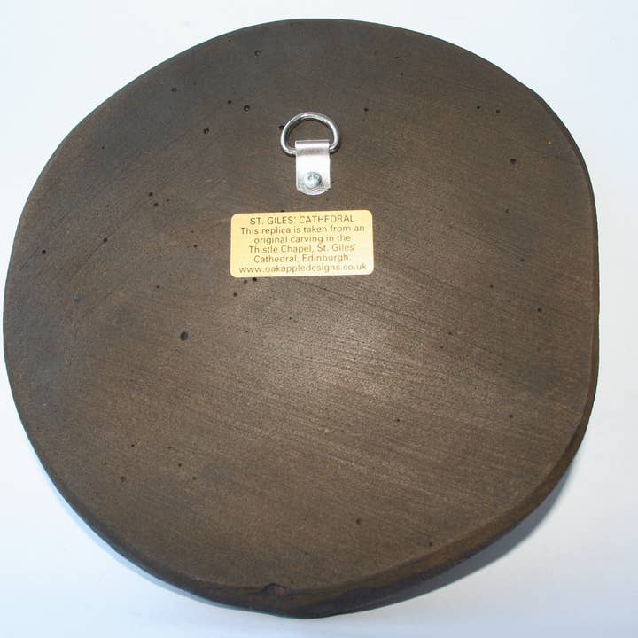 Oakapple Designs Ltd - Wholesale Decorative Figurine - Medieval Green Man Skull - Reproduction Misericord Carving.4