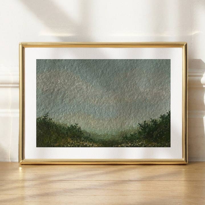 This May - Original Giclée Print | Small Art Print | Abstract Painting | Landscape Art for wholesale by brick and blue studio