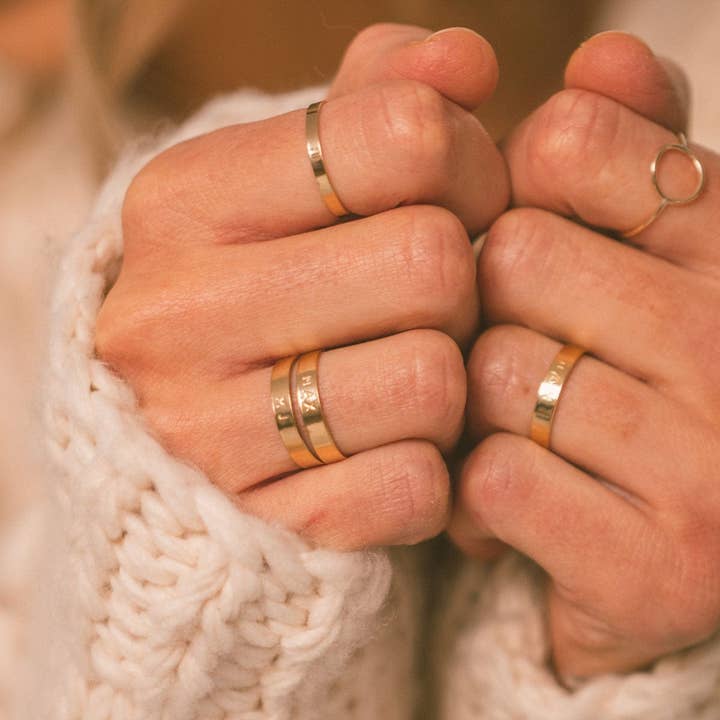 Made By Mary – wholesale Band/Stackad Ring – Amara Anpassad Ring