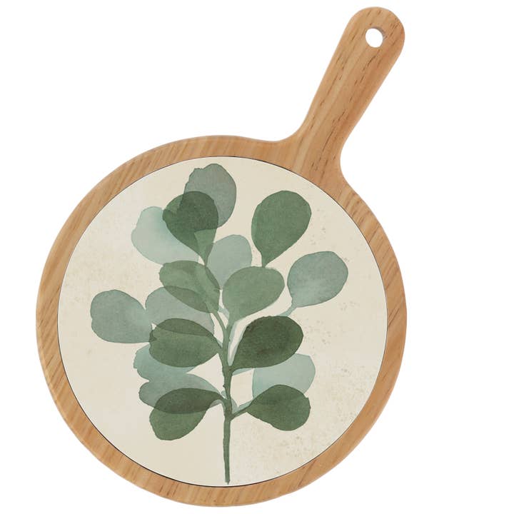 Leaf & Stem Bamboo & Ceramic Cheese Board for wholesale by Boston International
