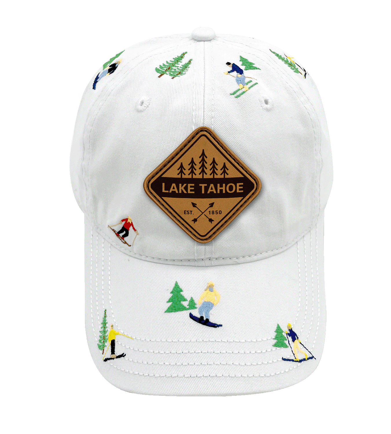 Northern Icons Creations INC - Wholesale Baseball cap – Unisex - Lake Tahoe Skiing and Snowboarding Embroidered Baseball Cap –Outdoor Adventure Hat3