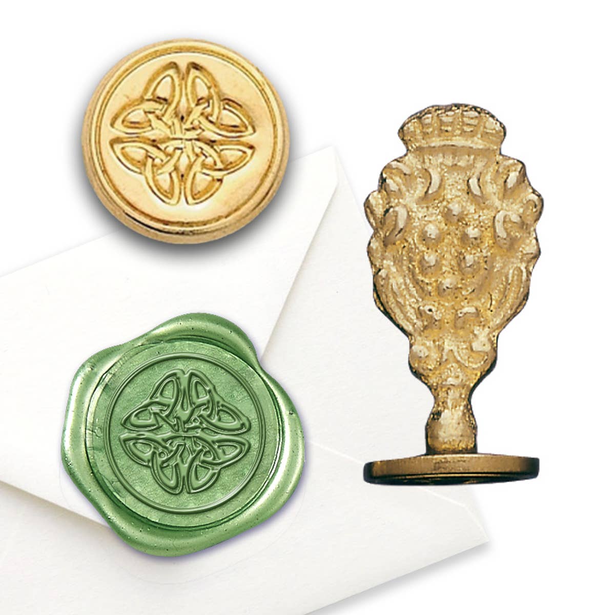 Freund Mayer & Co. - Wholesale Rubber/Decorative Stamp - Florentine Brass Wax Seal Stampers-over 50 popular symbols33