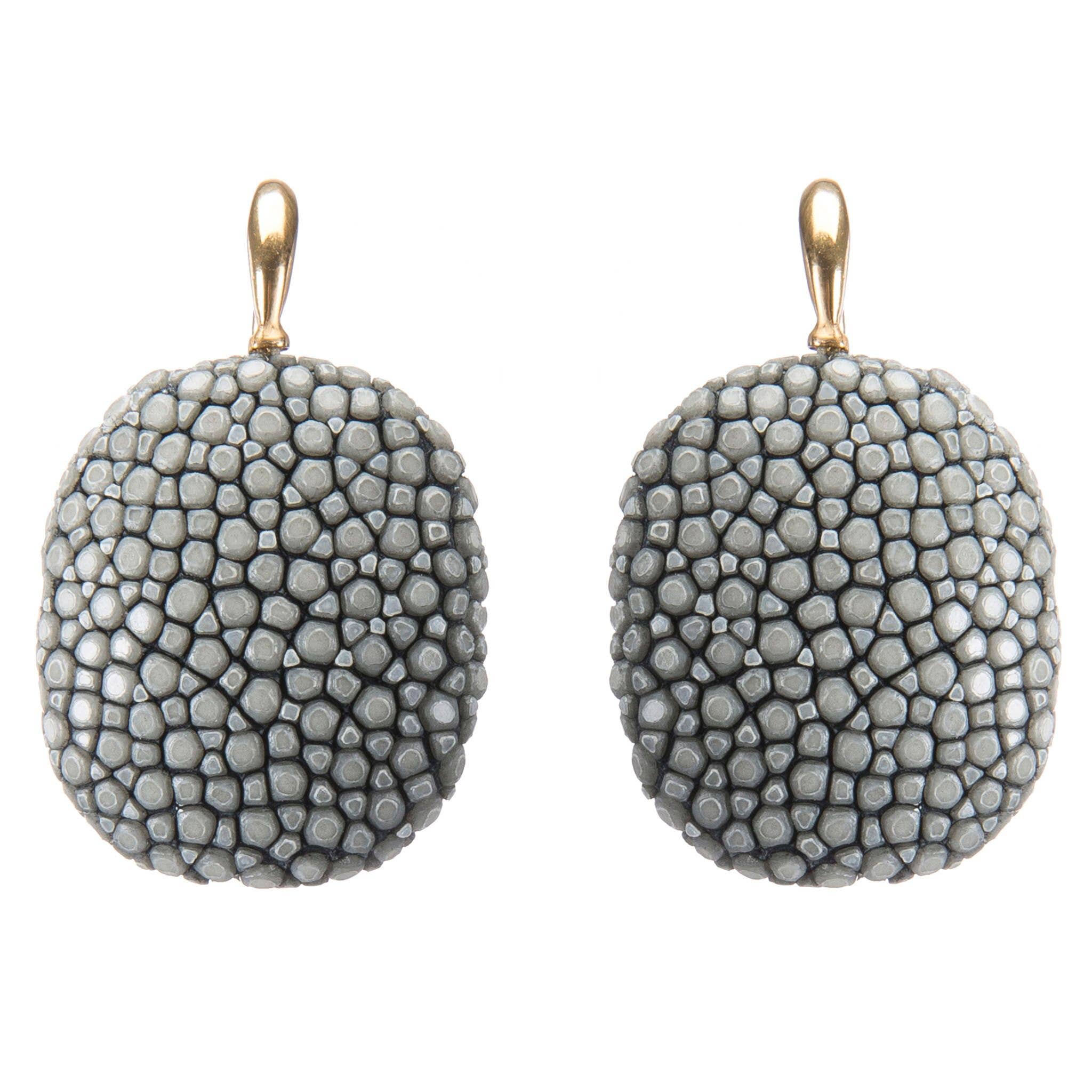 VIVO - Vente Boucles d'oreilles pendantes - Boucle d'oreille Shagreen2