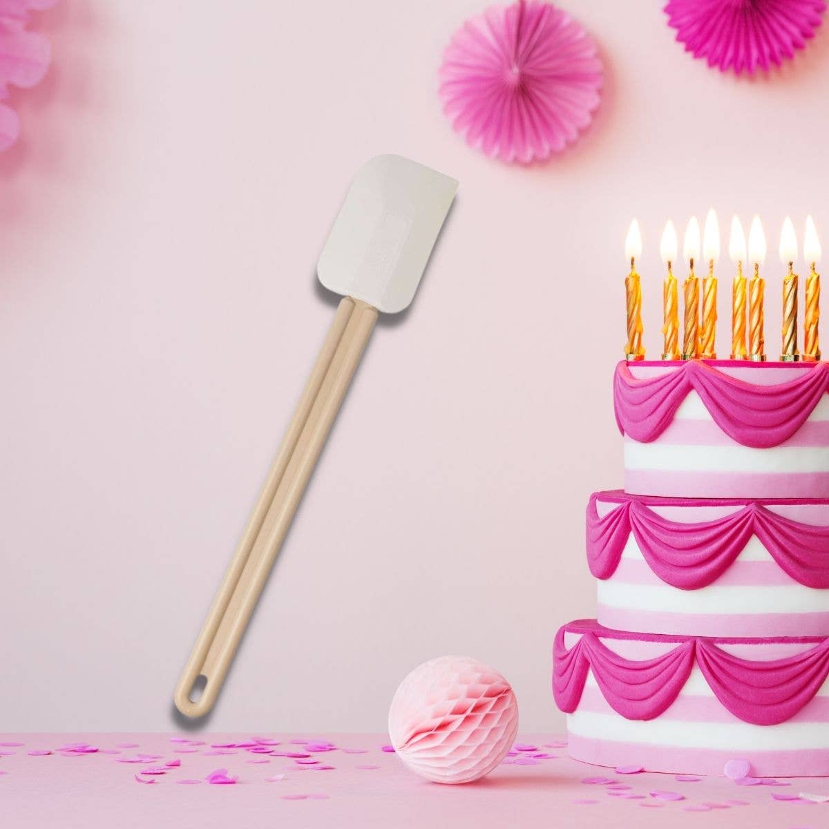 Zenker – Espátula por atacado – Maryse de pastelaria e cozinha 42 cm cabo em resina 42 cm Fackelmann1