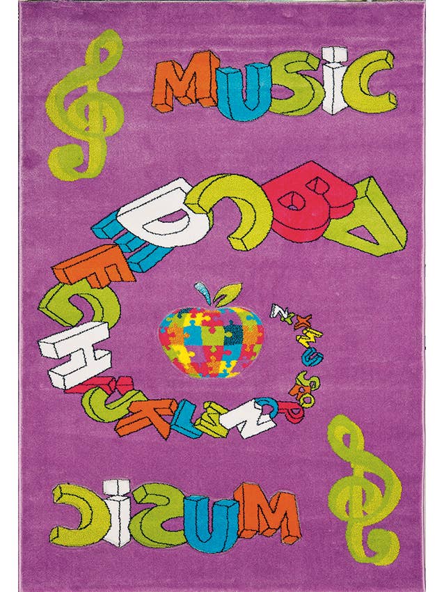 Alfombra Infantil 414 Lila para venta al por mayor de MADI