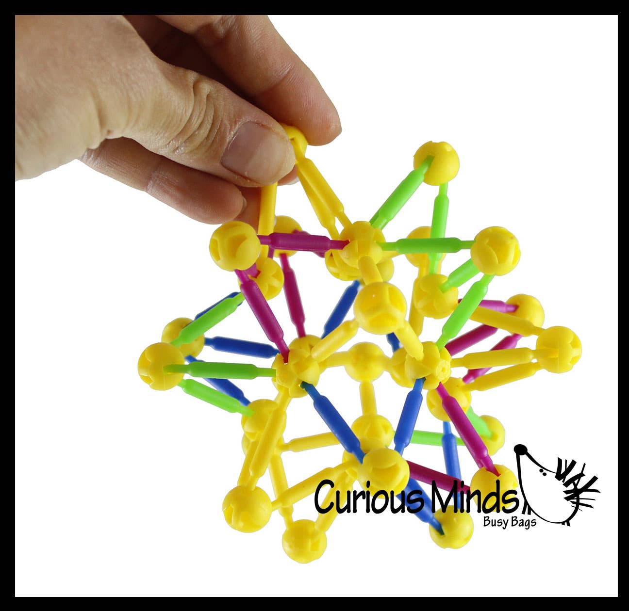 Curious Minds Toys – wholesale Fidget toy – Kids – 1 Mini Collapsible Ball - Expanding and Contracting Ball - G12