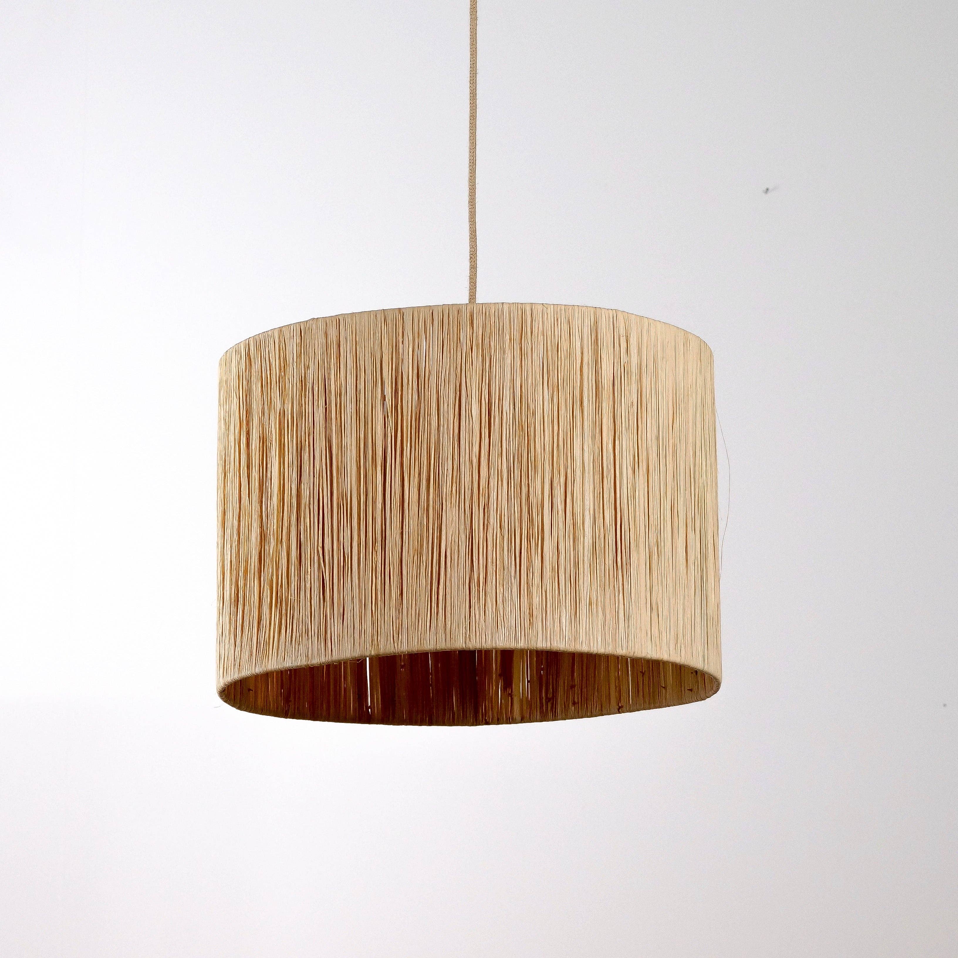 Bohome Living - Wholesale Chandelier/Hanging Light - Natural raffia pendant light1