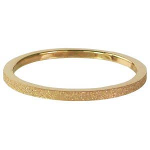 Charmin's Ringen - Wholesale Band/Stacked Ring - R341 Gold 'Sanded' Ring