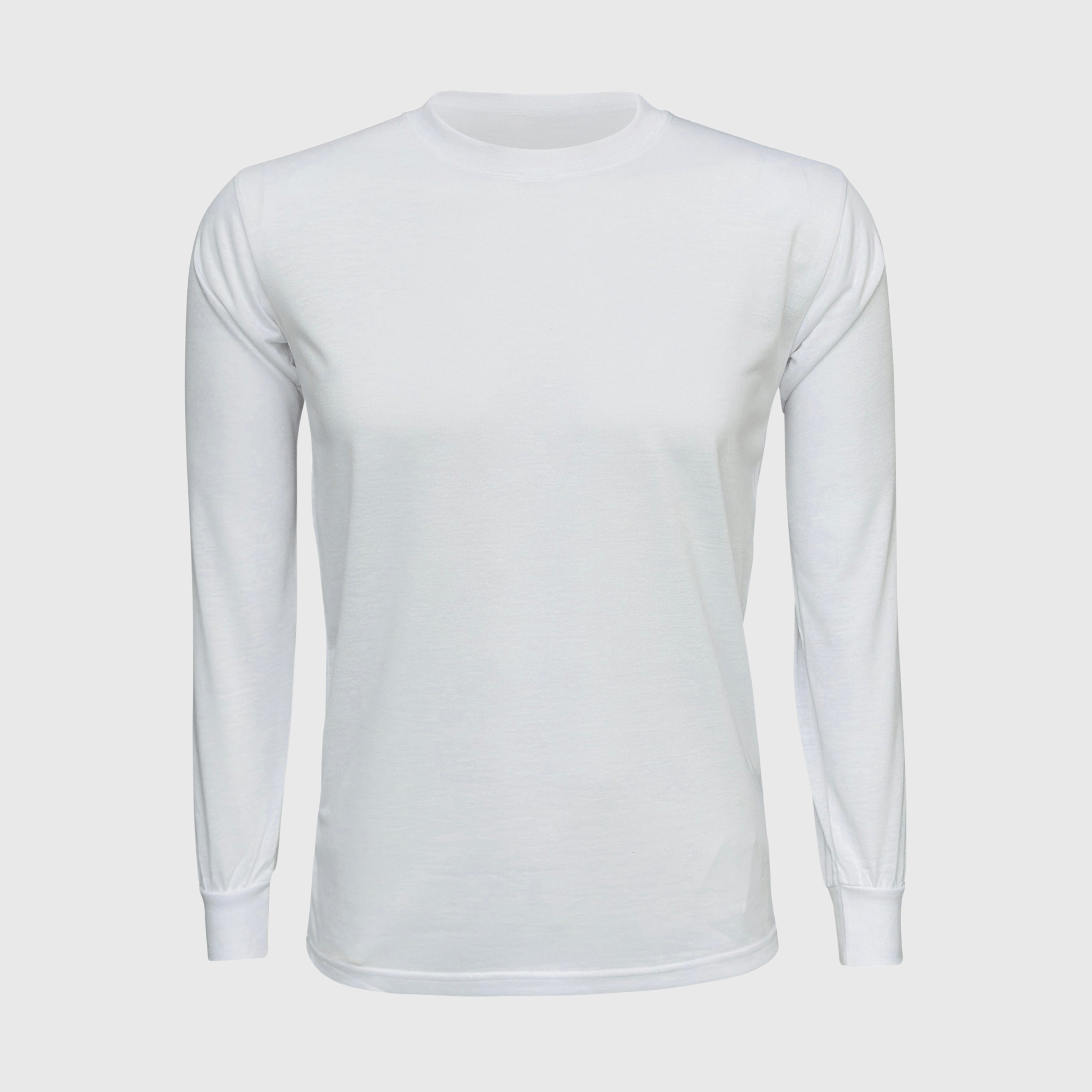 ILTEX Apparel - Wholesale T-Shirt - Unisex - Polyester White Cotton-Feel Long Sleeve Tee1