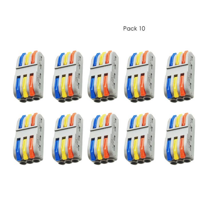 Ledsone - Wholesale Craft Supplies - 2/3 Way Electrical Connectors Wire Block Clamp Clip Fast7