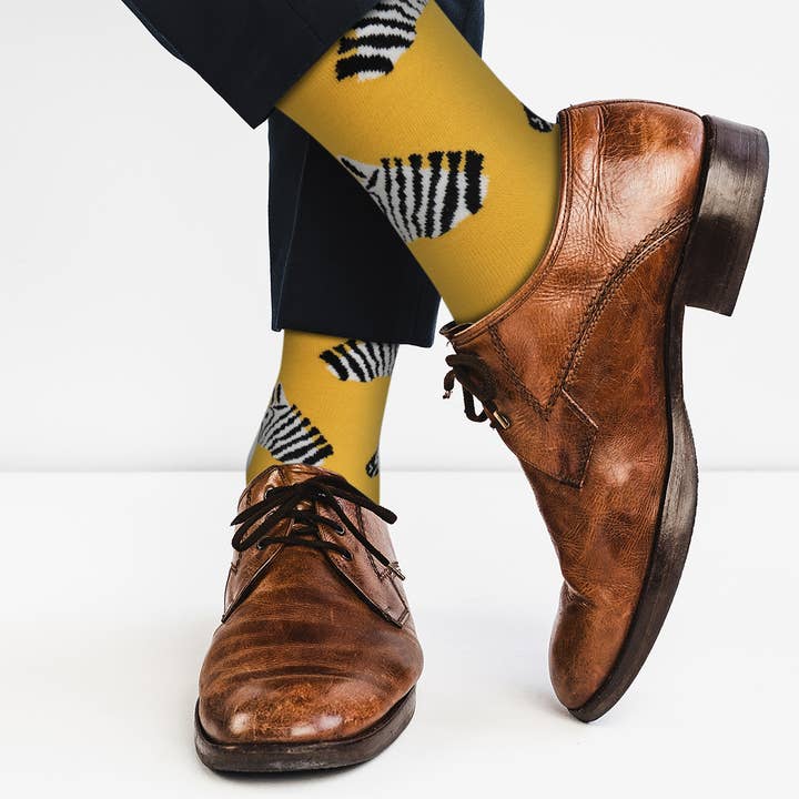 Real Sic - Vente Chaussettes – unisexe - Chaussettes drôles - Outils, maïs, zèbre, astronaute, chaussettes en coton6