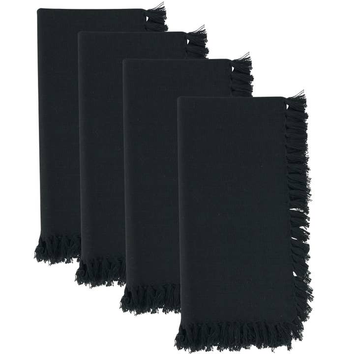 Saro Lifestyle - Wholesale Dinner & Cloth Napkin - Fringed Design Napkin15
