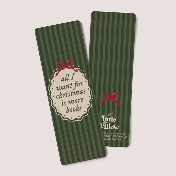 Allt jag önskar mig till jul bokmärke för wholesale av Little Willow