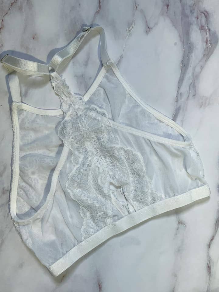 Annmarie Kahn - Venta al por mayor Brallete - Mujer - Melonie Cuello Alto Encaje Bralette XS-3X19