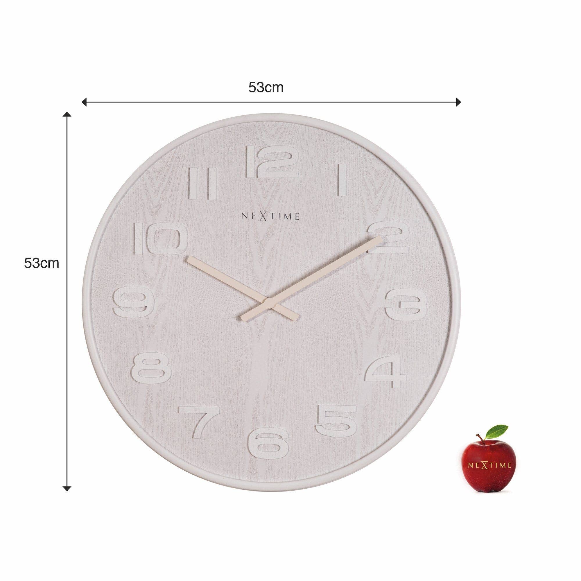 NeXtime - Wholesale Wall Clock - Wall clock -  35 cm - Wood - 'Wood Wood Medium'5