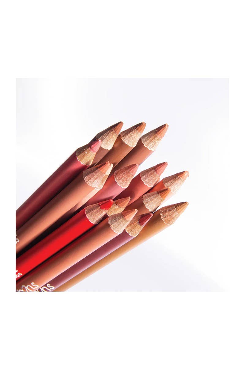 PINEAPPLE Beauty - Wholesale Lip Liner/Pencil - Beauty Creations BCWLLD Wooden Lip Pencil Display - 192pc9