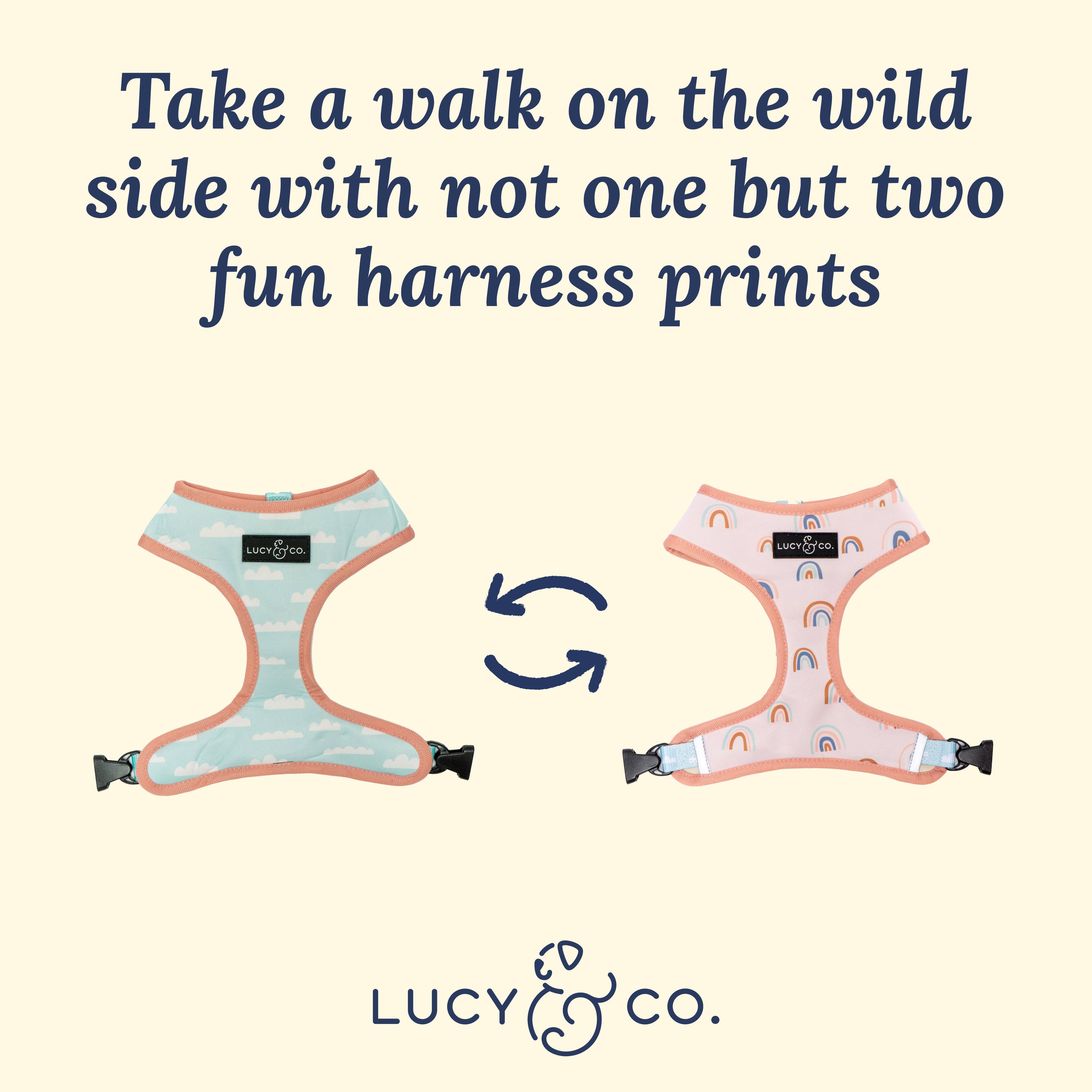 Lucy & Co. – Engroshandel Kæledyrssele – Hund – I skyerne Vendbar Harness5