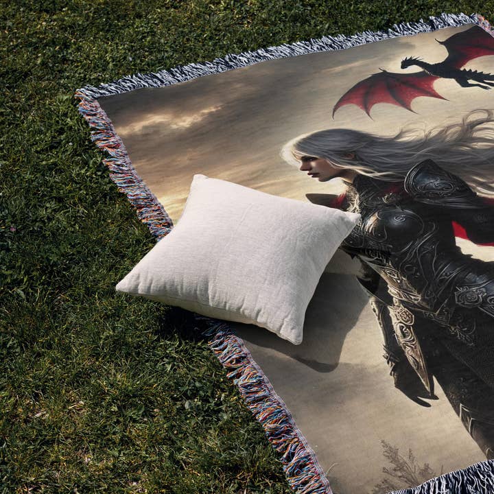 MagicMerchEmporium - Vendita all'ingrosso Plaid - Coperta Intrecciata Wyren Rider2