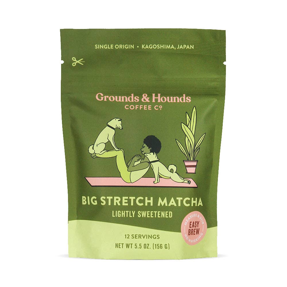 Grounds & Hounds Coffee Co. - Wholesale Health/Detox Tea - Big Stretch™ Cafe Style Matcha