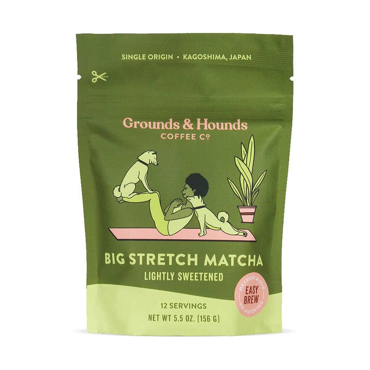 Big Stretch™ Cafe Style Matcha for wholesale by Grounds & Hounds Coffee Co.