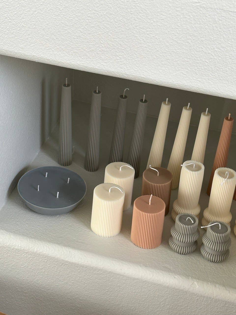 Urban Craft - Wholesale Pillar Candle - Long Pillar Candle-Tall Soy Candle-Weeding Candle-Ribbed3