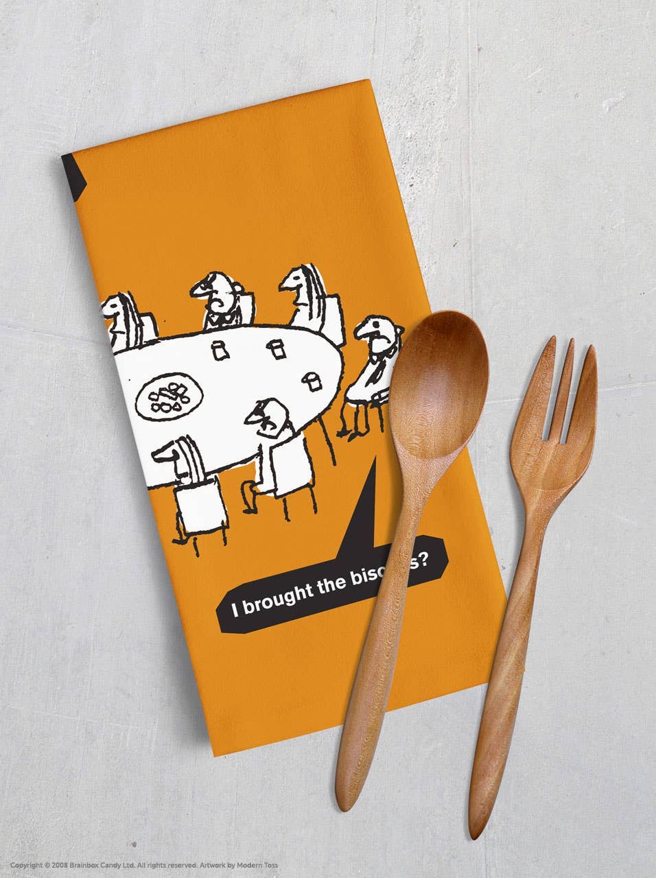Brainbox Candy - Wholesale Tea Towel - Funny Tea Towel - Work Biscuits By Modern Toss1
