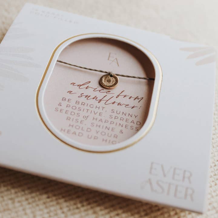 Sunflower Bracelet for wholesale by Ever Aster