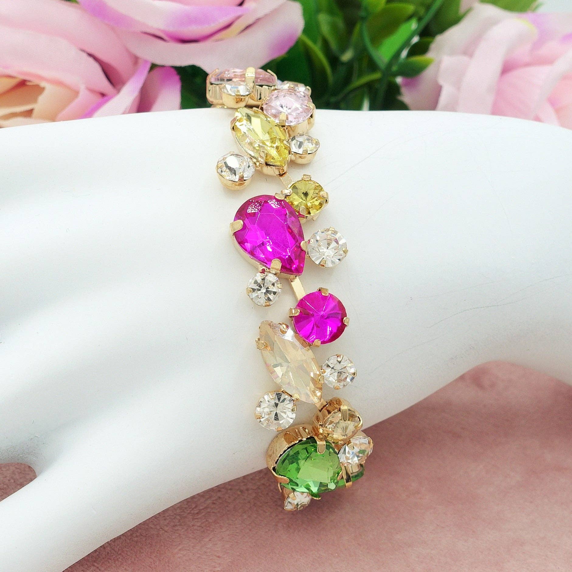 Daemon srls - Wholesale Charm/Dangle Bracelet - OPHELIA ~ Bracciale con pietre sfaccettate LUCE COLLECTION14