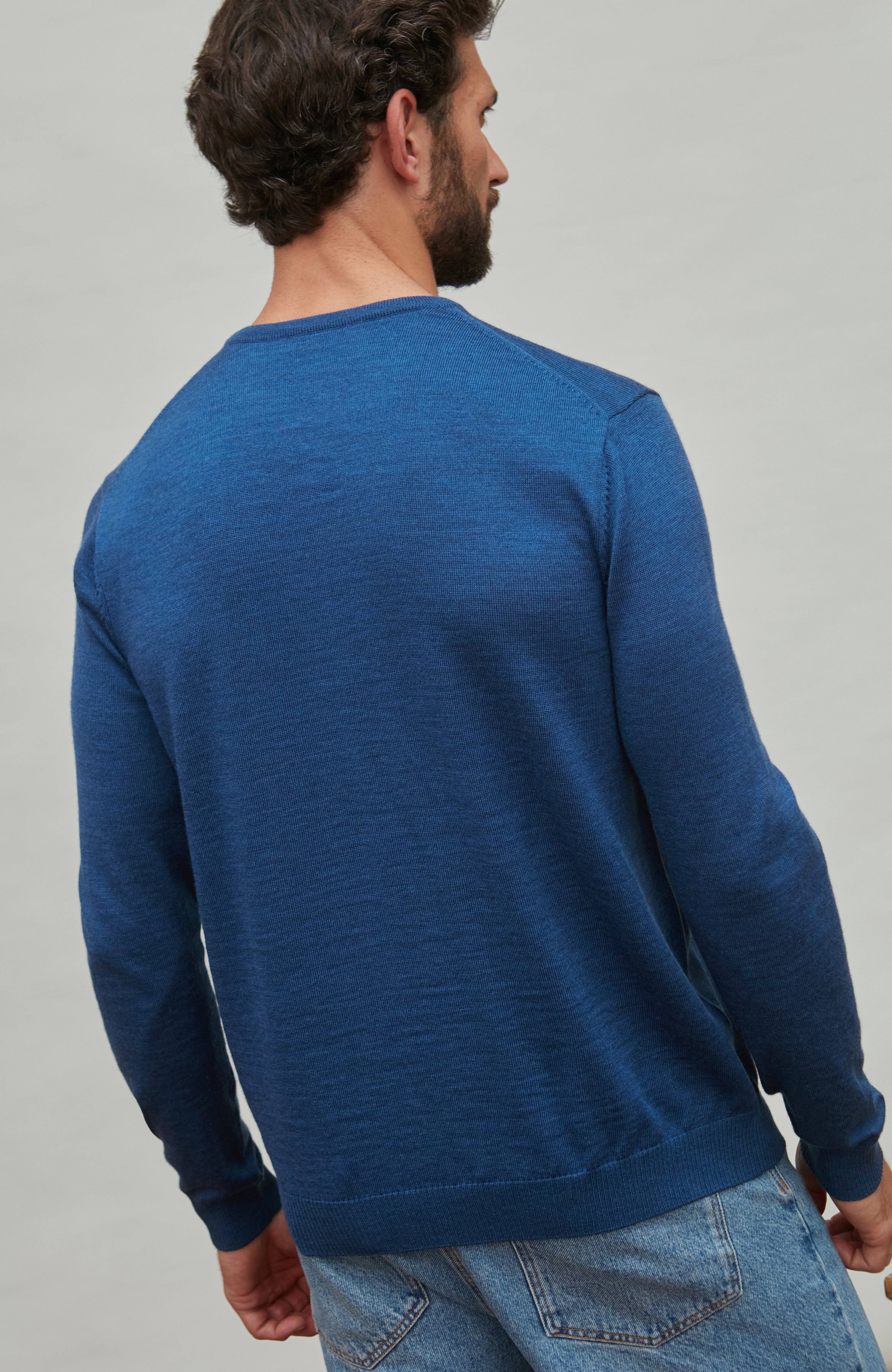 Paul James Knitwear – wholesale Knitted jumper – Men′s – Mens Extra Fine Merino Wool Crew Neck Jumper35