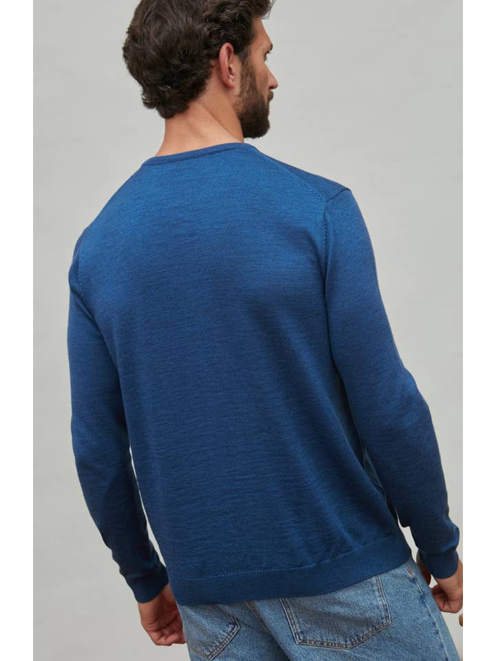 Paul James Knitwear – wholesale Knitted jumper – Men′s – Mens Extra Fine Merino Wool Crew Neck Jumper35