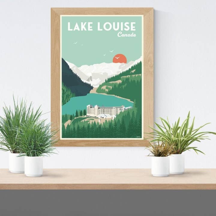 Poster van Lake Louise voor wholesale door TripPoster
