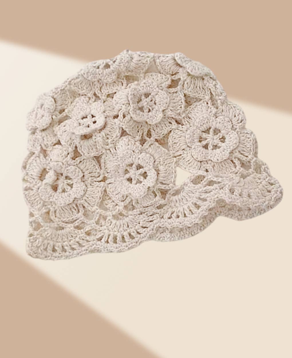 JC Sunny Fashion - Wholesale Bucket Hat - Women's - JCH903323 Vintage Hand-Crocheted Floral Dressy Bucket Hat0