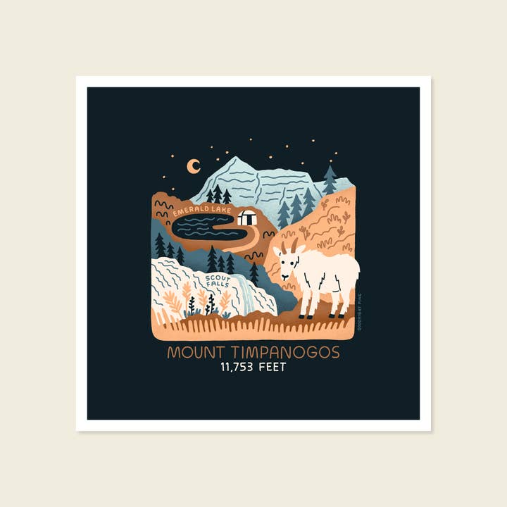Mount Timpanogos Print for wholesale by Goodnight Pine