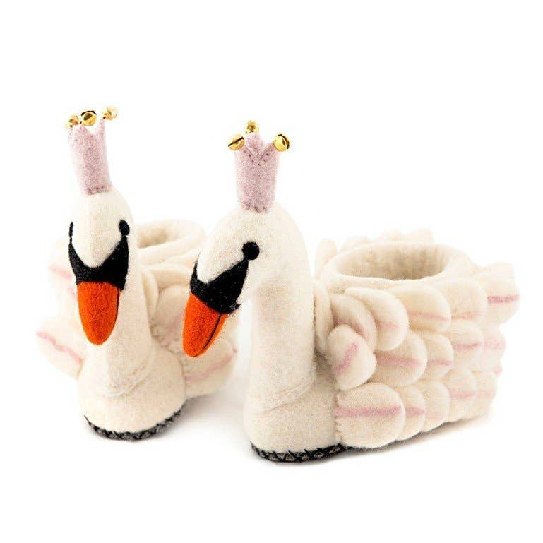 Sew Heart Felt - Wholesale Slippers - Kids - Odette the Swan Children's Slippers1