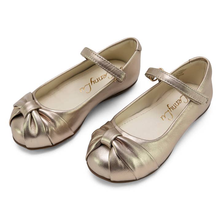 Audrey, Bow Tie Ballerina Ballerina, Child, Gold for wholesale by Lenny Lu