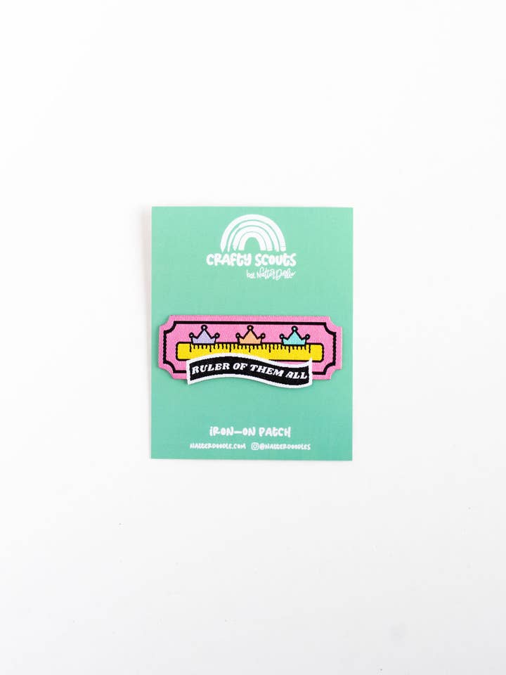 Ruler of Them All Patch – Precision Sewing & Craft Badge for wholesale by NatterDoodle