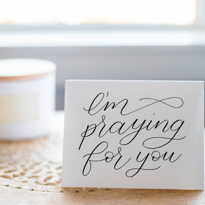 Greater Joy Design - Wholesale Encouragement Card - Greeting Card - I'm Praying for You2