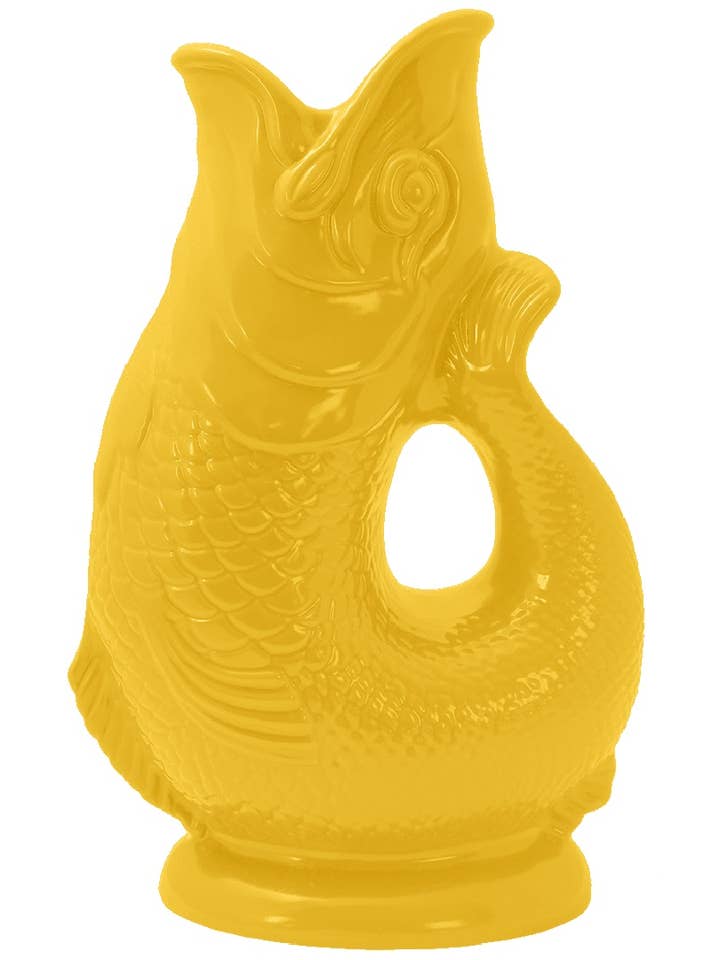 Pichet Gluggle Jaune pour la vente par The Original Gluggle Jug Factory