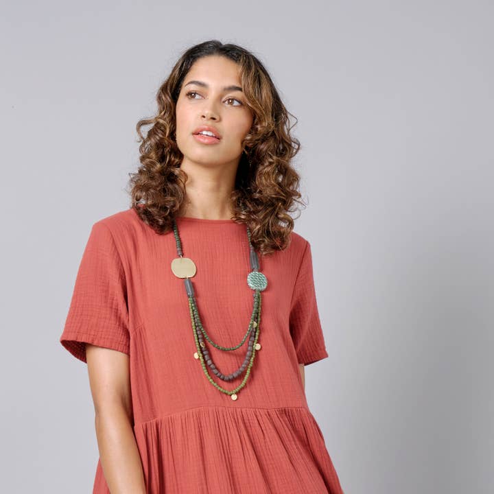 Elements Earth Statement Necklace for wholesale by Just Trade UK