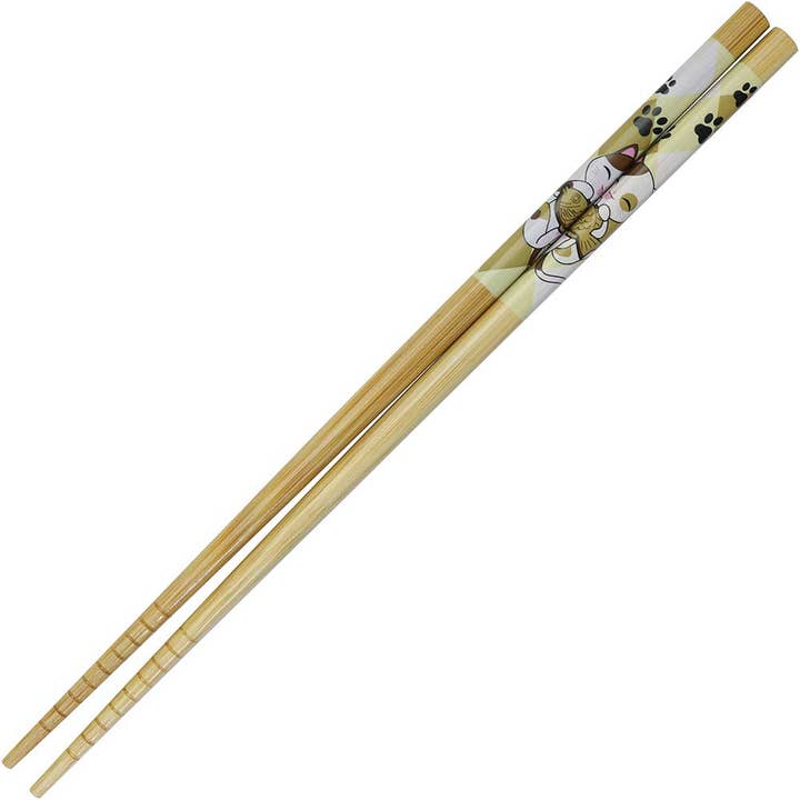 Genki Cats Tayo Bamboo Chopsticks for wholesale by Wholesale Chopsticks