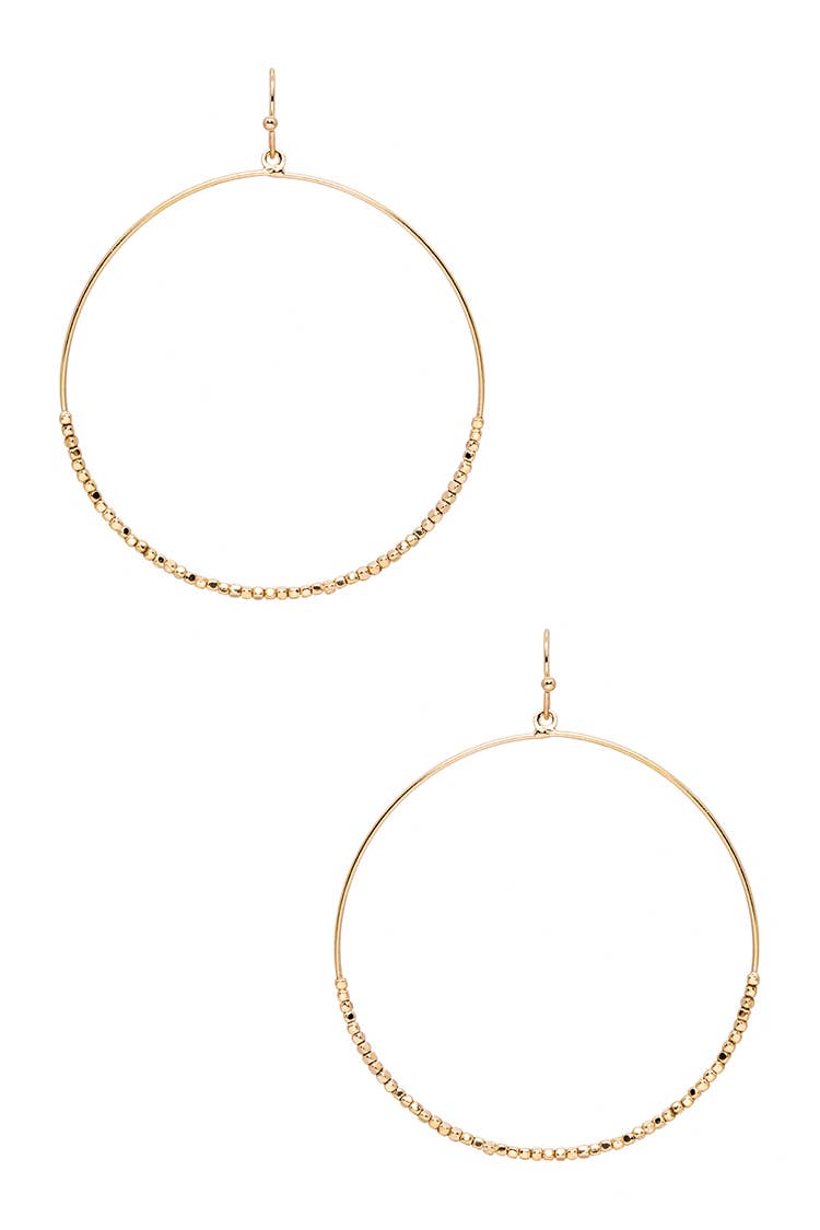 Artini Accessories - Wholesale Dangle Earrings - Iconic Ring Ring Drop Petite Nuggets Earrings Earrings0