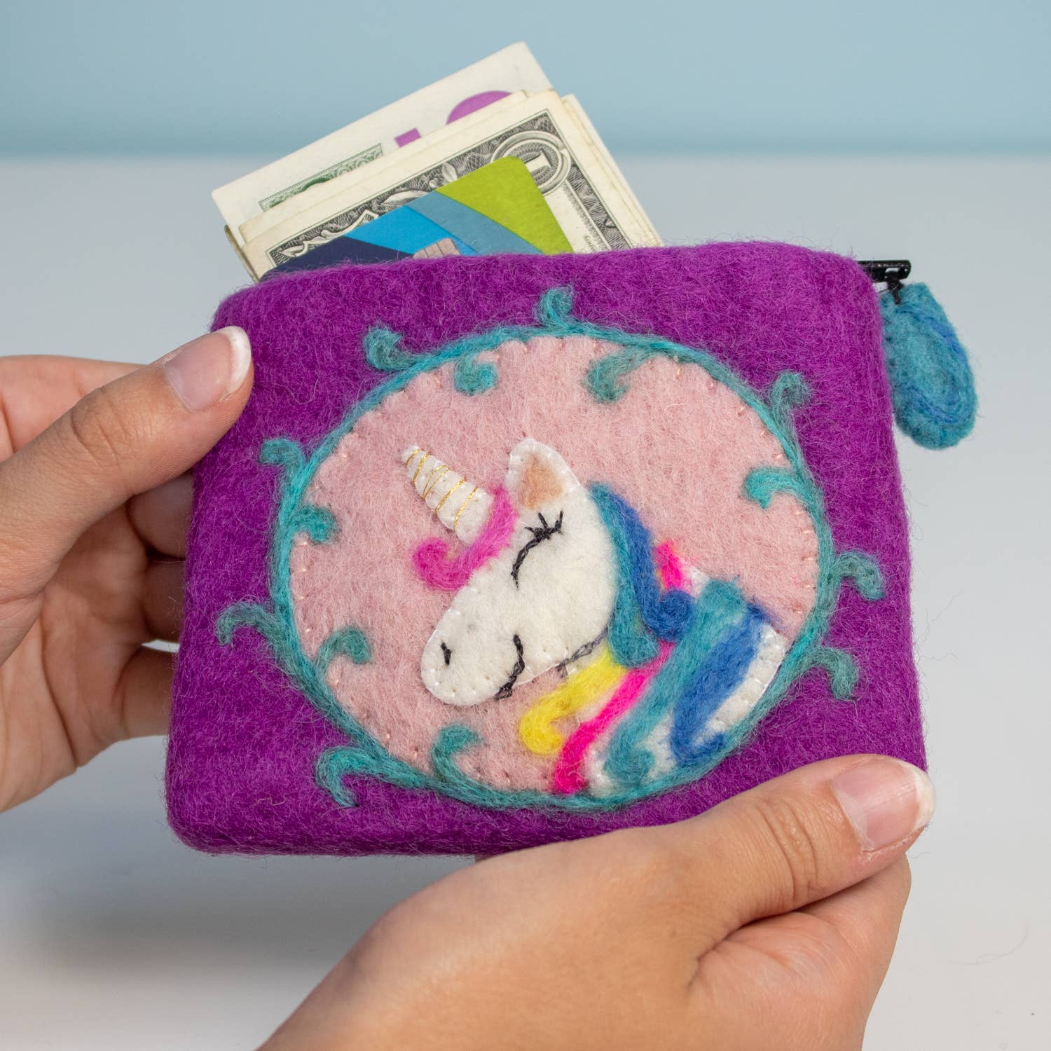 dZi Handmade - Wholesale Coin Purse - Women's - Unicorn Coinpurse1
