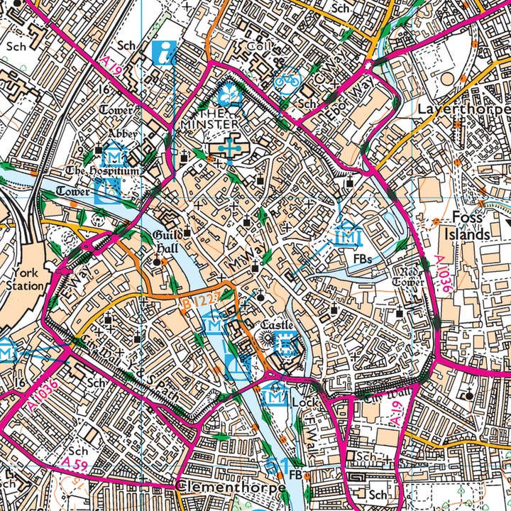 York map card for wholesale by MAPWORKS - Jane Revitt