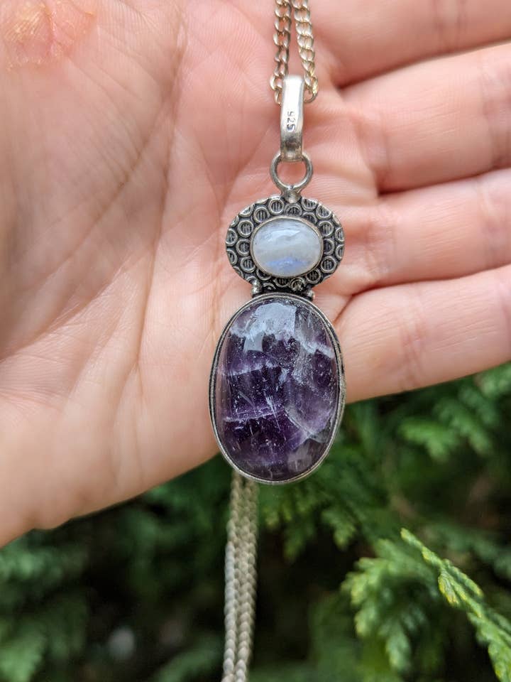 Crystal sterling silver pendants/ crystal jewellery for wholesale by Born Magical