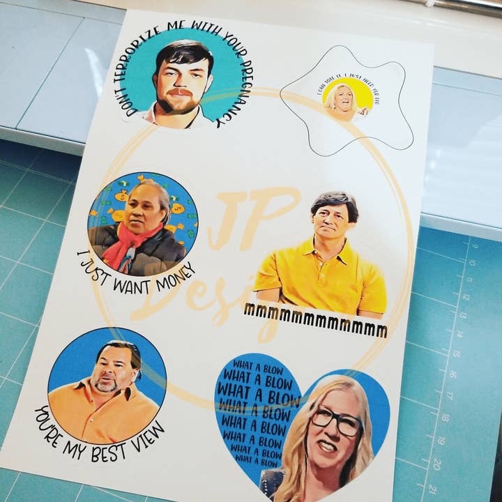 Ensemble d'autocollants 90 jours pour la vente par JP Designs