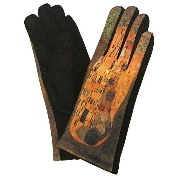 The Magic Scarf Company - Wholesale Gloves - Women's - 3709 - Art Design Touch Screen Gloves7