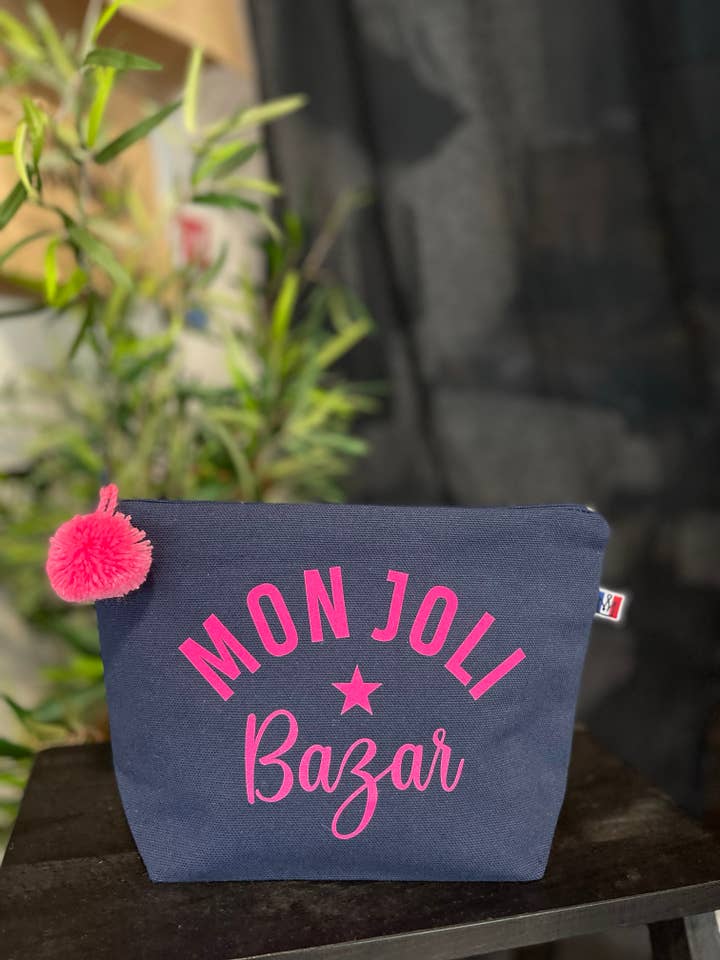 Bolsa de higiene marítima “Mon Joli Bazar” por atacado de Toiles Chics