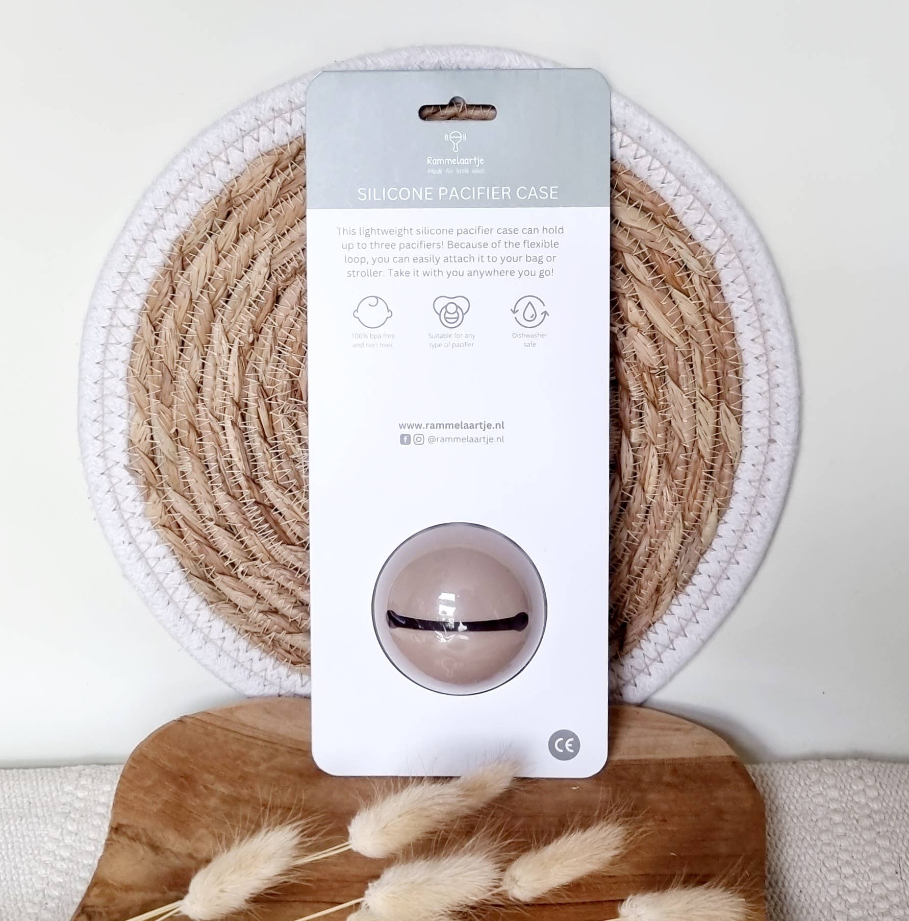 Rammelaartje - Wholesale Pacifier - Baby - Pacifier Storage - Beige3